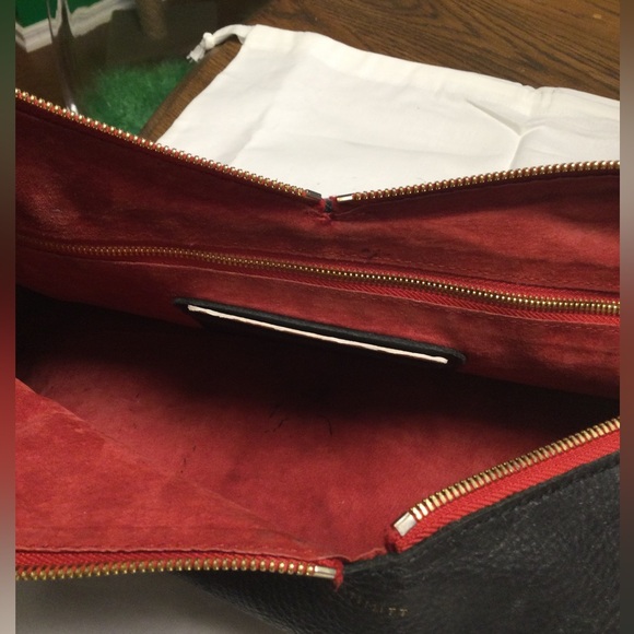 Black pebbled leather bag by Hammit, Mr.G. Good used condition. - Picture 8 of 11